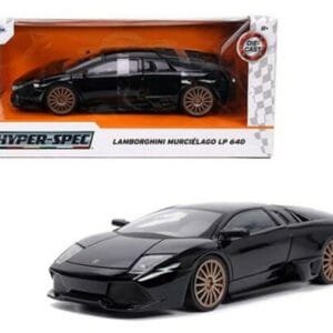 1/24 Jada Lamborghini Murcielargo LP640 LP-640 Black Live Car Model Karson Diecast