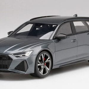 1/18 Top Speed Audi RS6 Avant Carbon Black (Daytona Grey) Resin Live Car Model Karson