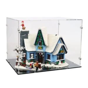 Santa’s Visit Display Case for LEGO Set 10293  | Free Shipping