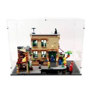 123 Sesame Street Compact LEGO Display Case for LEGO Set 21324  | Dream Car Planet