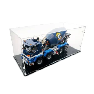 Concrete Mixer Truck LEGO Display Case for LEGO Set 42112  | Dream Car Planet