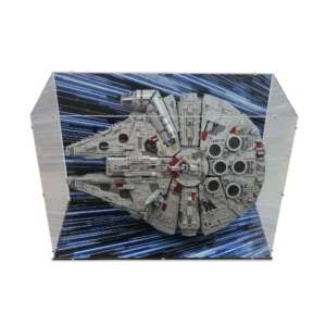 UCS Millennium Falcon (Vertical) LEGO Display Case for LEGO Set 75192/10179  | Dream Car Planet