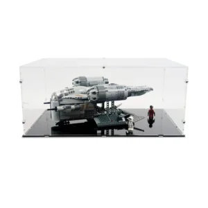 The Mandalorian Bounty Hunter Transport LEGO Display Case for LEGO Set 75292  | Dream Car Planet
