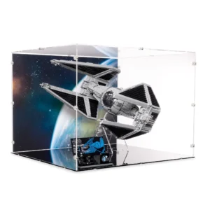 UCS TIE Interceptor XL LEGO Display Case & Stand for LEGO Set 75382  | Dream Car Planet