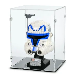 Captain Rex Helmet LEGO Display Case for LEGO Set 75349  | Dream Car Planet