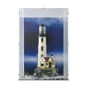 Motorised Lighthouse LEGO Display Case for LEGO Set 21335  | Dream Car Planet