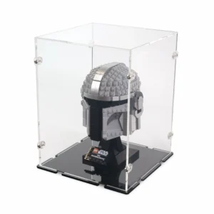 The Mandalorian Helmet LEGO Display Case for LEGO Set 75328  | Dream Car Planet