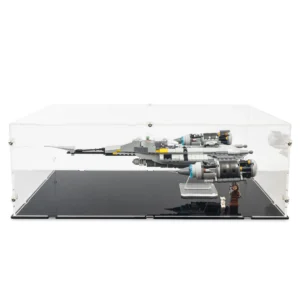 Mandalorian's N-1 Starfighter LEGO Display Case & Stand for LEGO Set 75325  | Dream Car Planet
