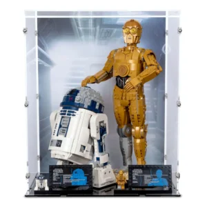 C-3PO & R2-D2 LEGO Display Case for LEGO Set 75398/75379  | Dream Car Planet