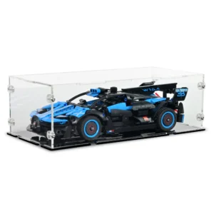 Bugatti Bolide Agile Blue LEGO Display Case for LEGO Set 42162  | Dream Car Planet