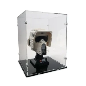 Scout Trooper Helmet LEGO Display Case for LEGO Set 75305  | Dream Car Planet